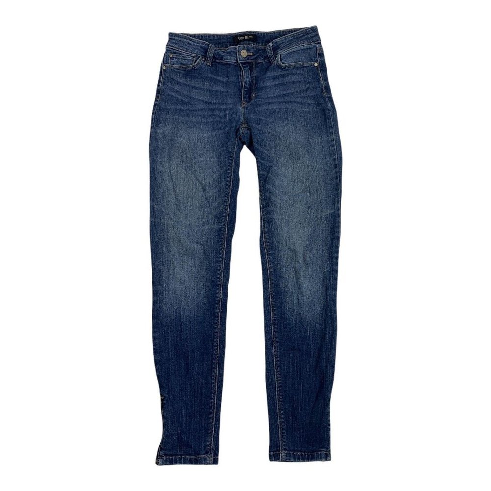 White House Black Market 0 Jeans Skinny Leg Dark